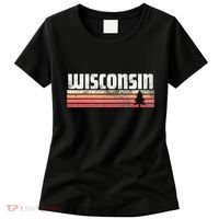 Wisconsin Retro Style 70s 80s 90s Home Gift Women's T-Shirt thumb 0