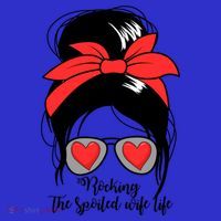 Wo's Rocking Spoiled Wife Life Messy Bun Spoiled Wife Gift Women's Tank Top thumb 5