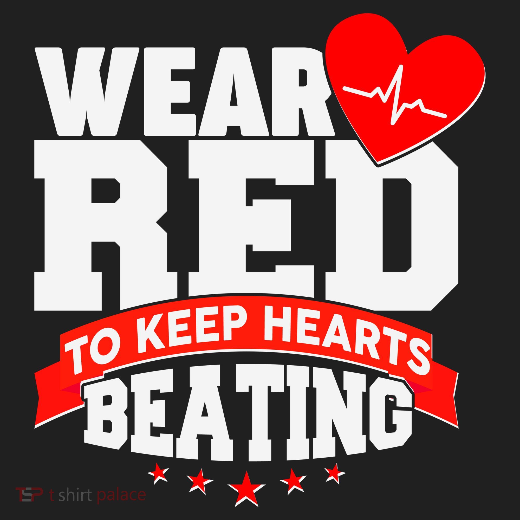Wear Red To Keep Hearts Beating Heart Health Awareness Women's Sweatshirt