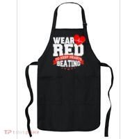 Wear Red To Keep Hearts Beating Heart Health Awareness Apron thumb 0