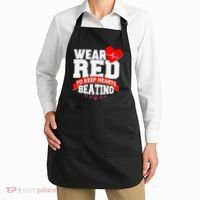 Wear Red To Keep Hearts Beating Heart Health Awareness Apron thumb 2