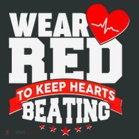 Wear Red To Keep Hearts Beating Heart Health Awareness T-Shirt thumb 7