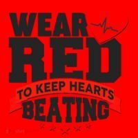 Wear Red To Keep Hearts Beating Heart Health Awareness Santa Hat thumb 1