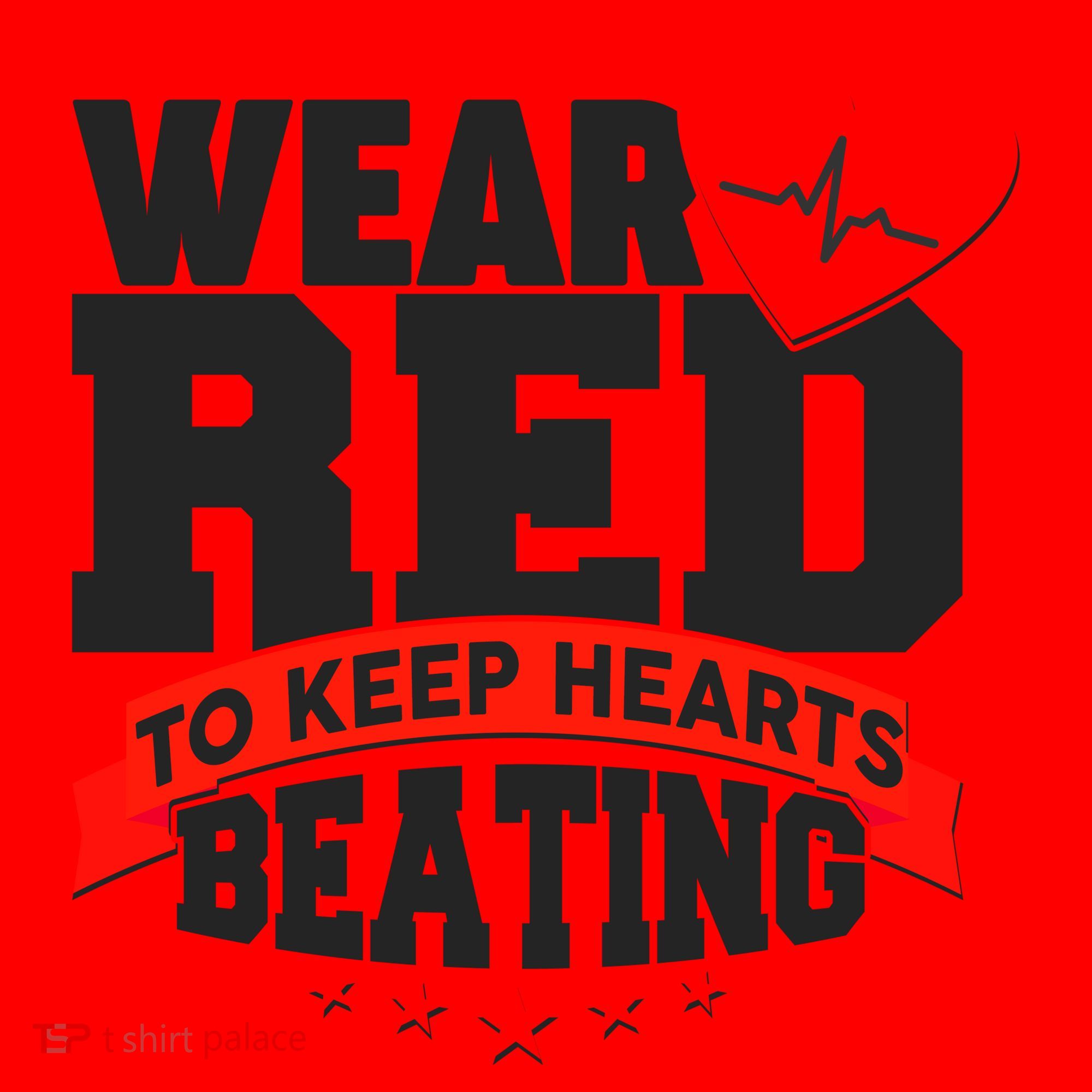 Wear Red To Keep Hearts Beating Heart Health Awareness Santa Hat