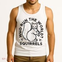 Who Run The World? Squirrels Tank Top thumb 3
