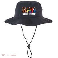 We Rise Together Against Racism For Equality Social Justice Great Gift Bucket Hat thumb 0