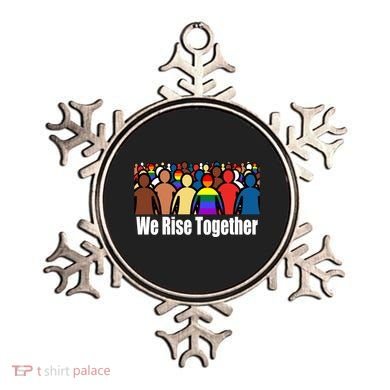 We Rise Together Against Racism For Equality Social Justice Great Gift Ornament