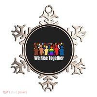 We Rise Together Against Racism For Equality Social Justice Great Gift Ornament thumb 0