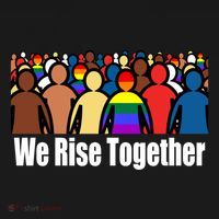 We Rise Together Against Racism For Equality Social Justice Great Gift Ornament thumb 1