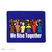 We Rise Together Against Racism For Equality Social Justice Great Gift Mousepad thumb 0