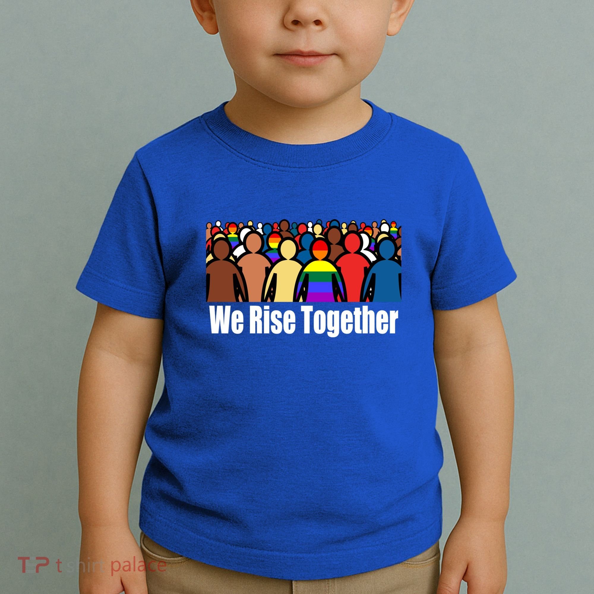We Rise Together Against Racism For Equality Social Justice Great Gift Toddler T-Shirt