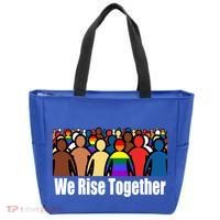 We Rise Together Against Racism For Equality Social Justice Great Gift Tote Bag thumb 0