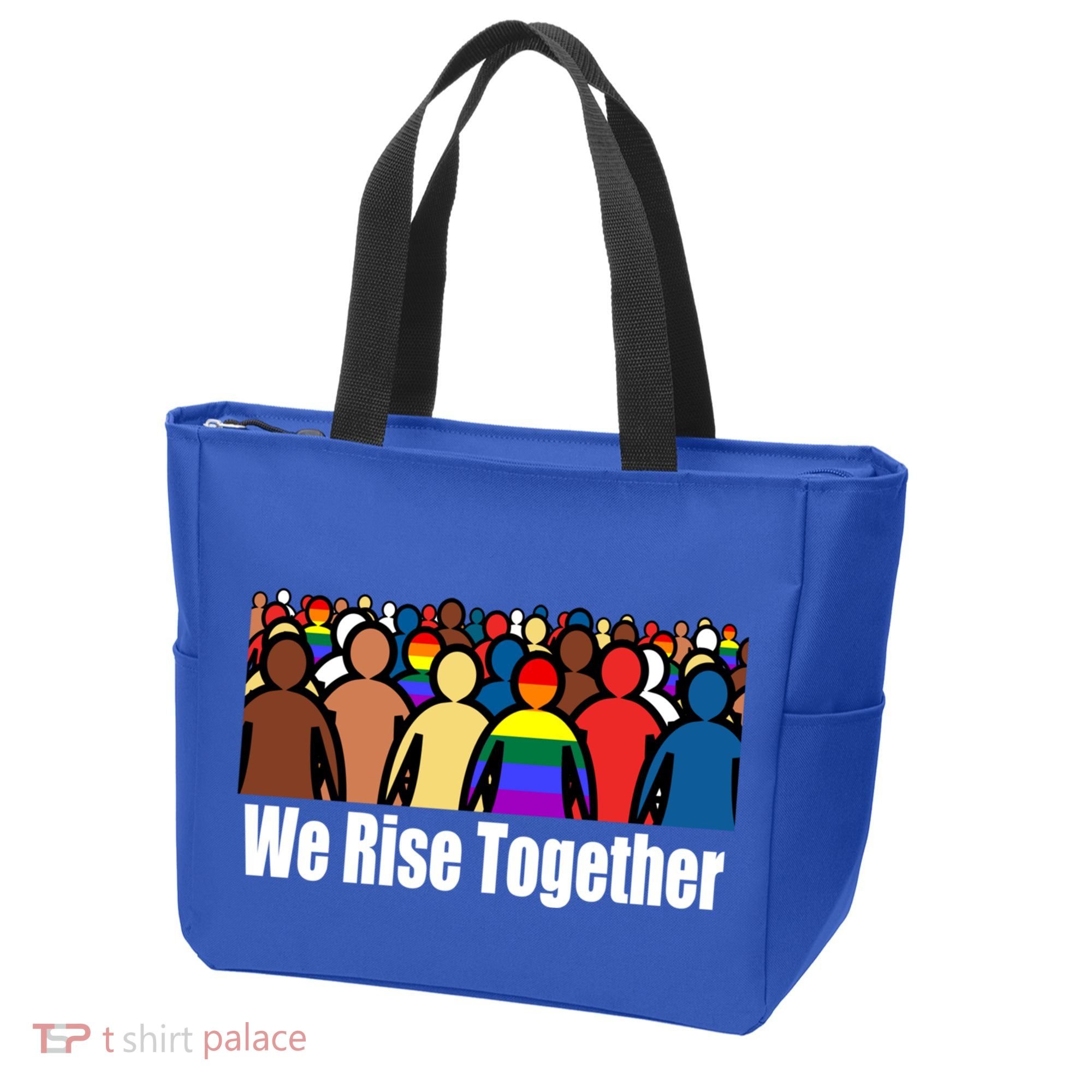 We Rise Together Against Racism For Equality Social Justice Great Gift Tote Bag
