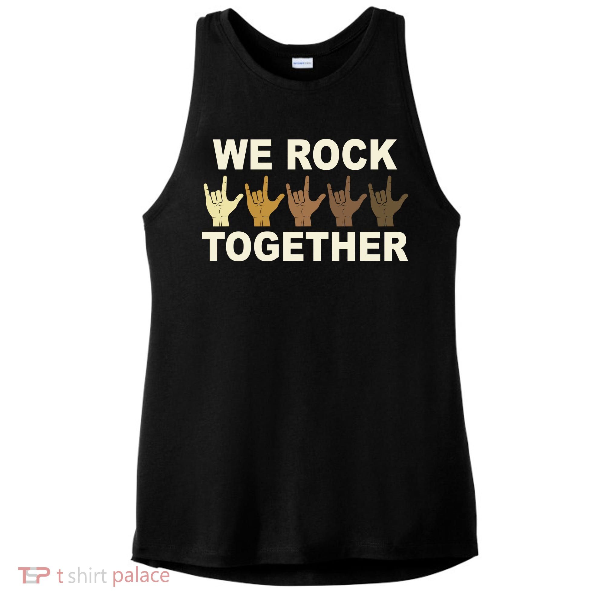 We Rock Together Equality Ladies PosiCharge Tri-Blend Wicking Tank
