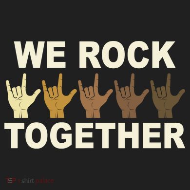 We Rock Together Equality 11oz C Handle Ceramic Mug