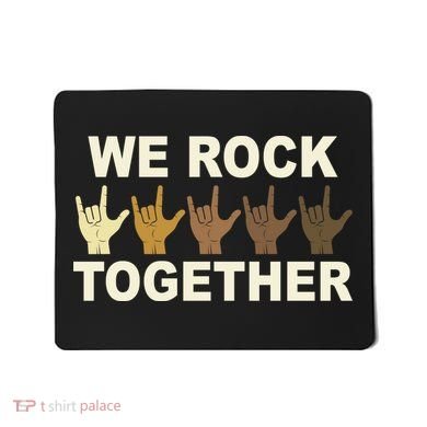 We Rock Together Equality Mousepad