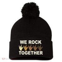 We Rock Together Equality Pom Pom 12in Knit Beanie thumb 0