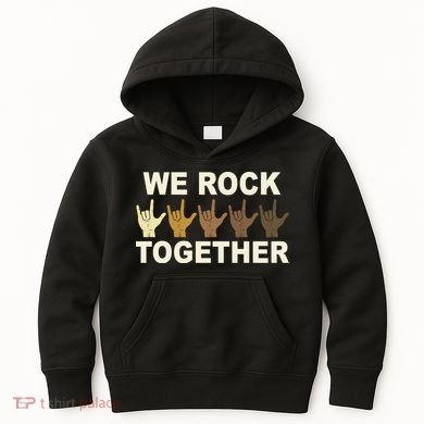 We Rock Together Equality Kids Hoodie