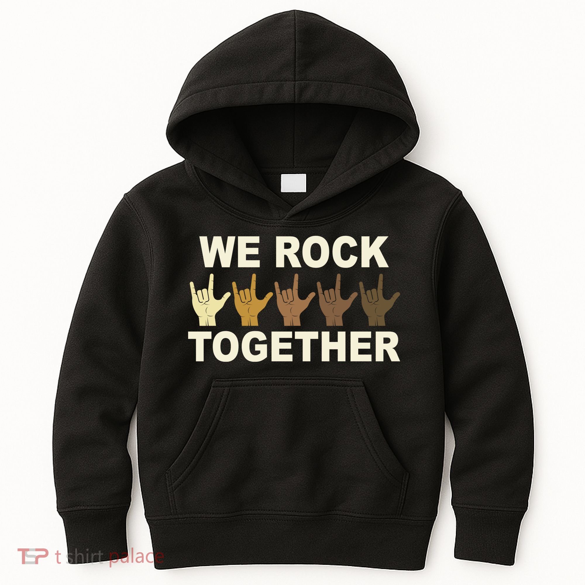 We Rock Together Equality Kids Hoodie