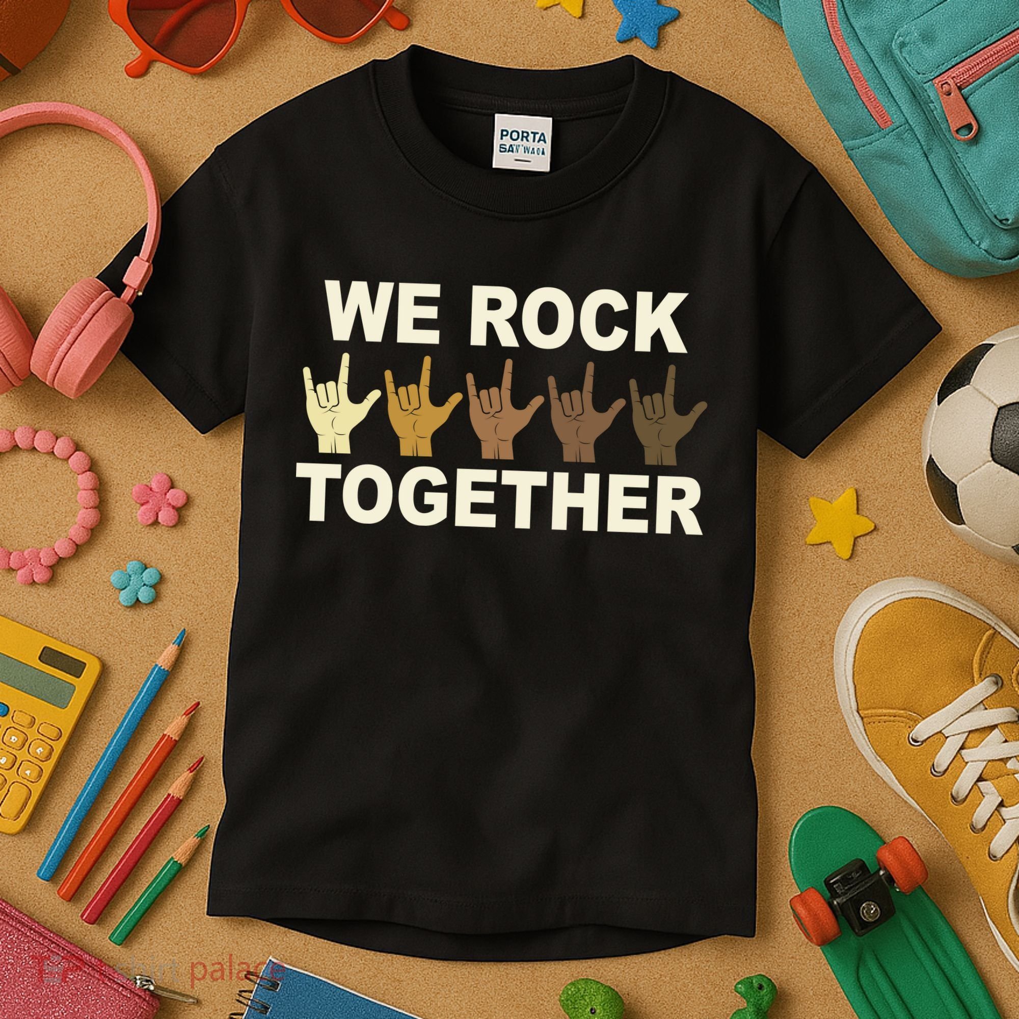 We Rock Together Equality Kids T-Shirt