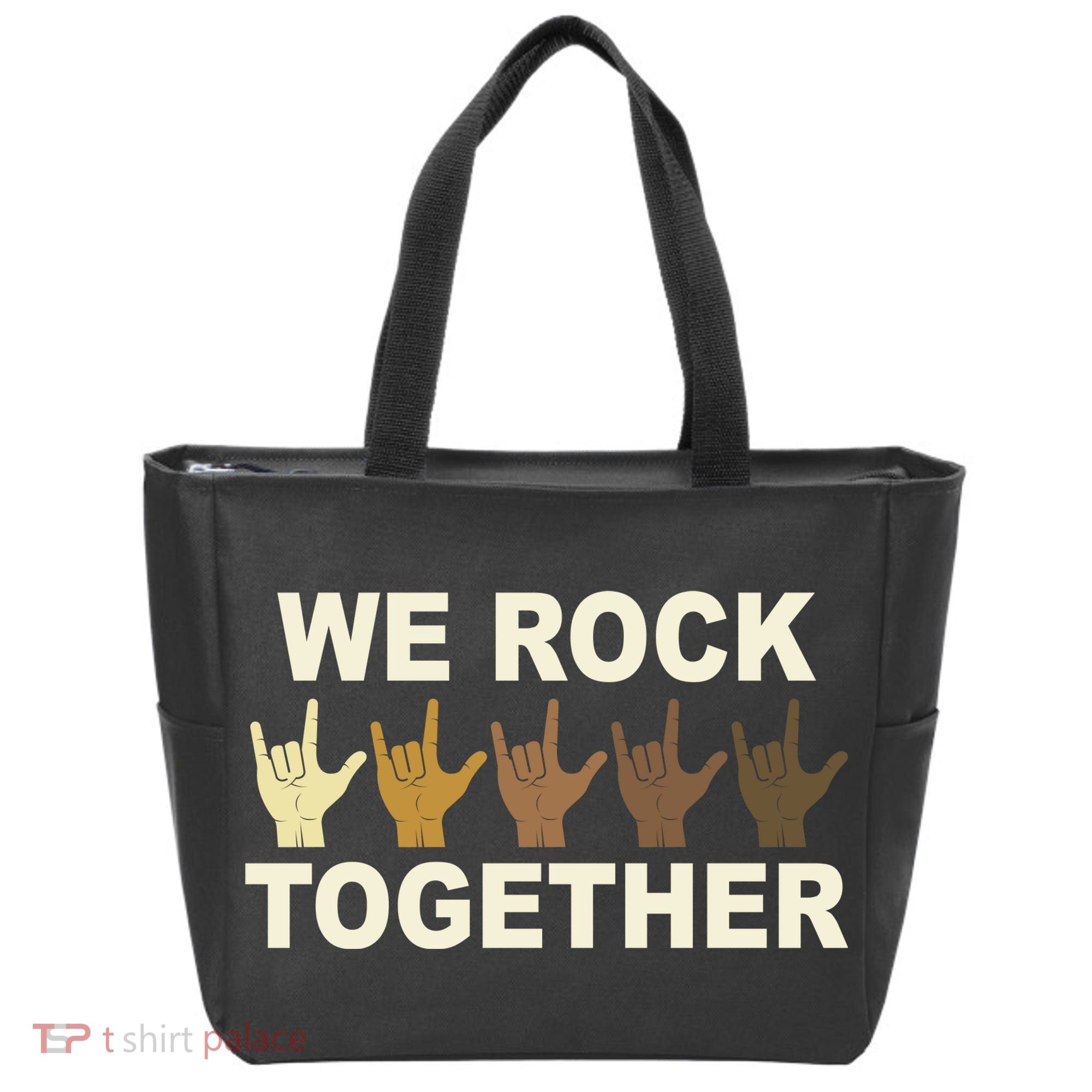 We Rock Together Equality Tote Bag