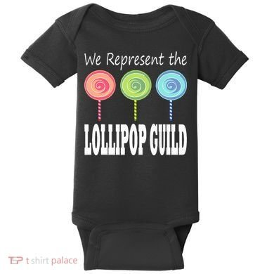 We Represent The Lollipop Guild Wizard Of Oz Baby Bodysuit