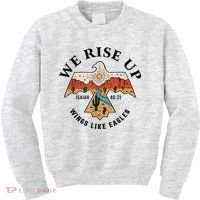 We Rise Up Wings Like Eagles Kids Sweatshirt thumb 0