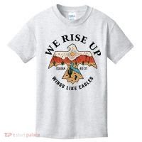 We Rise Up Wings Like Eagles Kids T-Shirt thumb 0