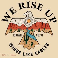 We Rise Up Wings Like Eagles Tote Bag thumb 4