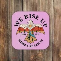 We Rise Up Wings Like Eagles Coaster thumb 0