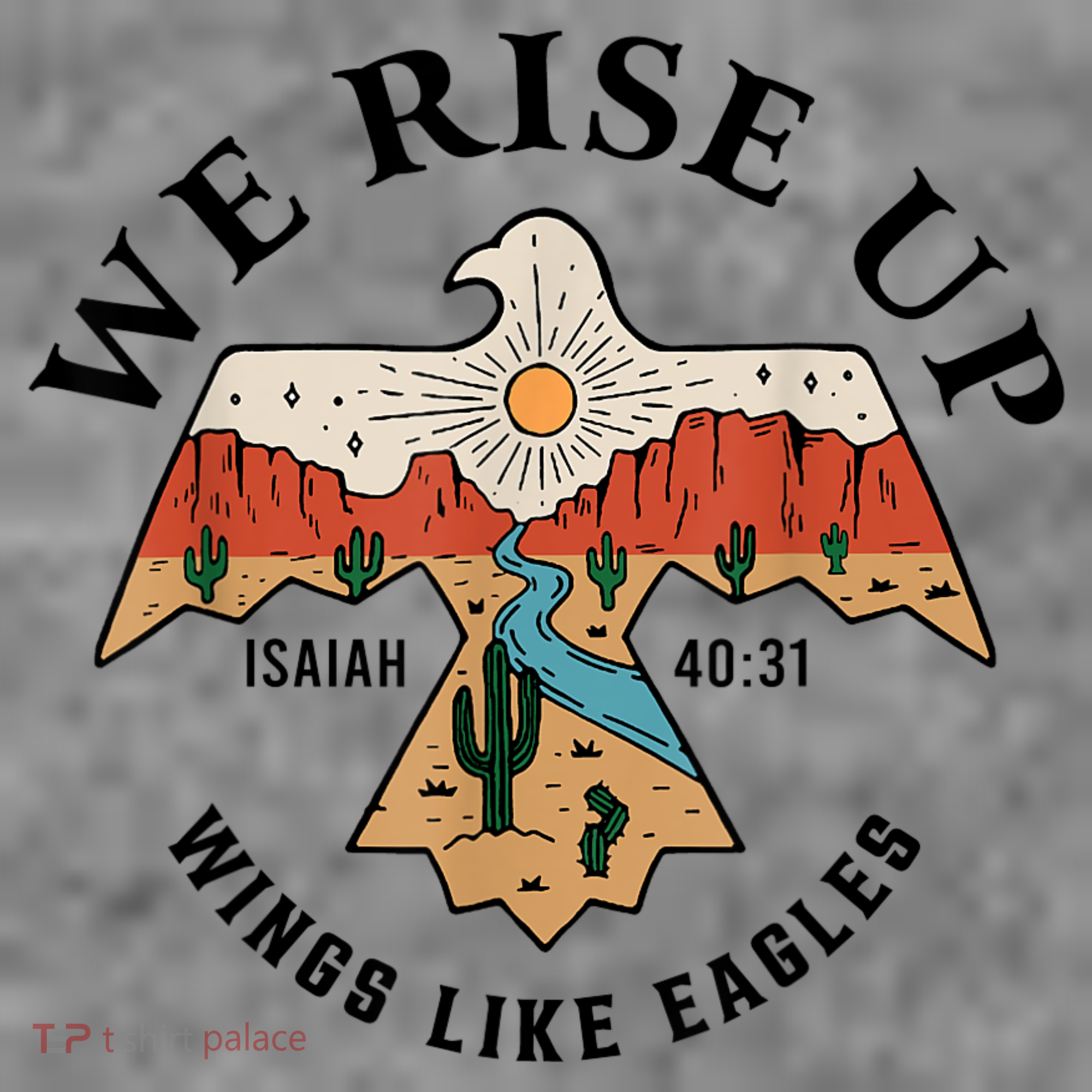 We Rise Up Wings Like Eagles Toddler Hoodie