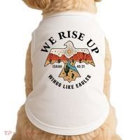We Rise Up Wings Like Eagles Doggie Tank thumb 0