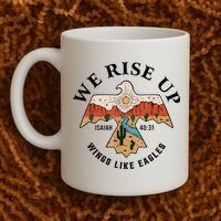 We Rise Up Wings Like Eagles Coffee Mug thumb 2