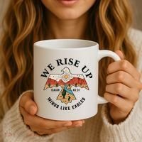 We Rise Up Wings Like Eagles Coffee Mug thumb 3