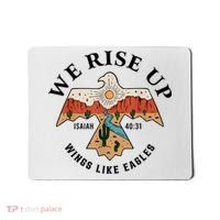 We Rise Up Wings Like Eagles Mousepad thumb 0