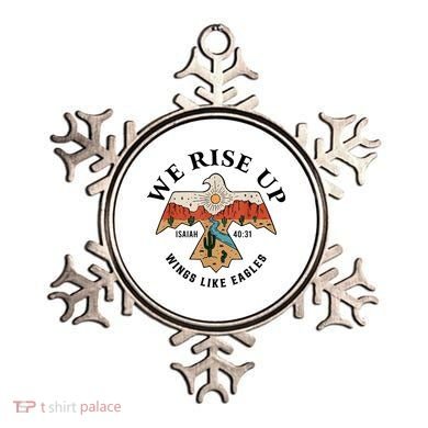 We Rise Up Wings Like Eagles Ornament