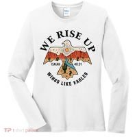 We Rise Up Wings Like Eagles Women's Long Sleeve Shirt thumb 0