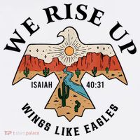 We Rise Up Wings Like Eagles Women's Long Sleeve Shirt thumb 2