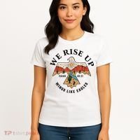 We Rise Up Wings Like Eagles Women's T-Shirt thumb 4