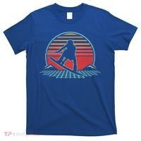 Wakeboard Retro Vintage 80s Style Wakeboarding Gift Cute Gift T-Shirt thumb 0