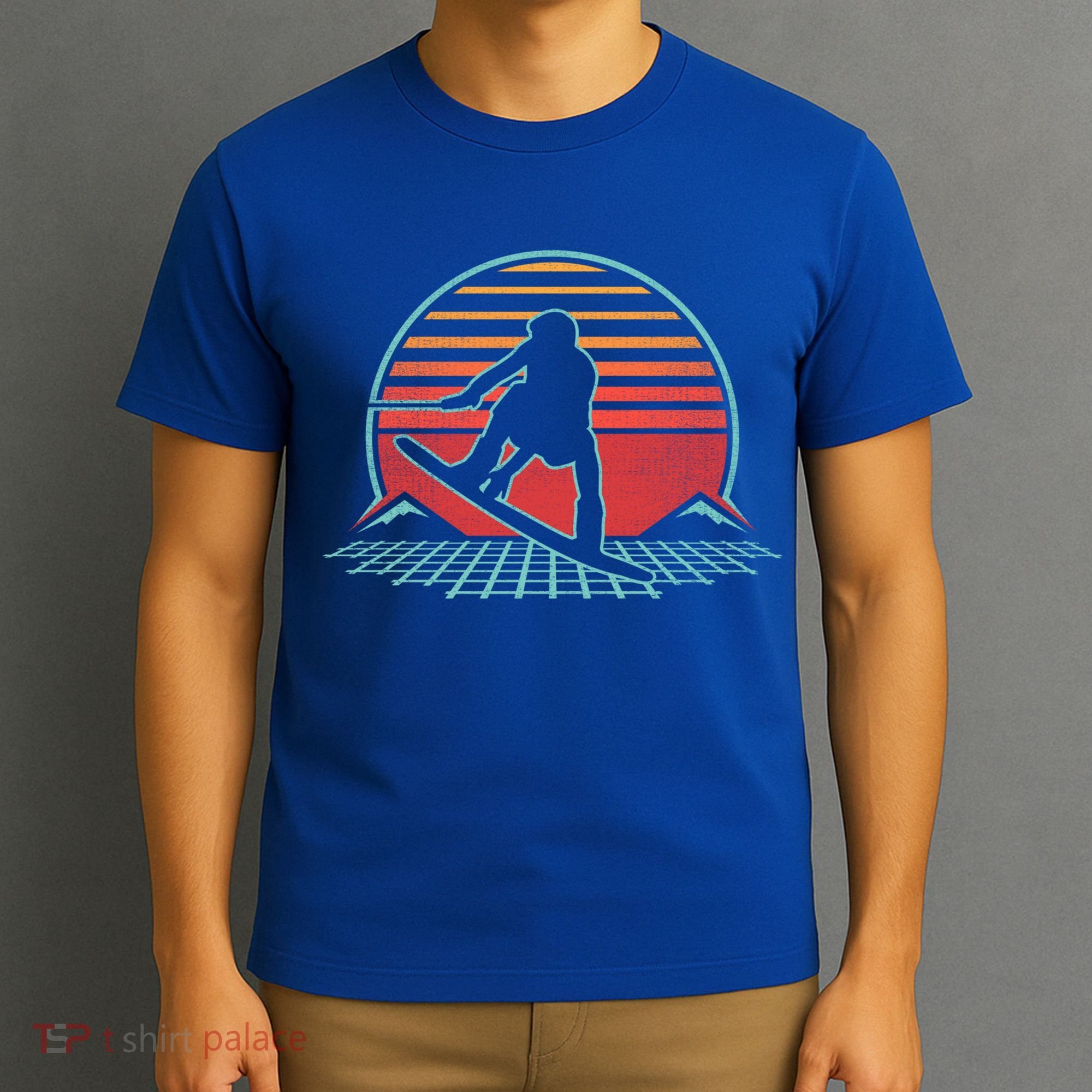 Wakeboard Retro Vintage 80s Style Wakeboarding Gift Cute Gift T-Shirt