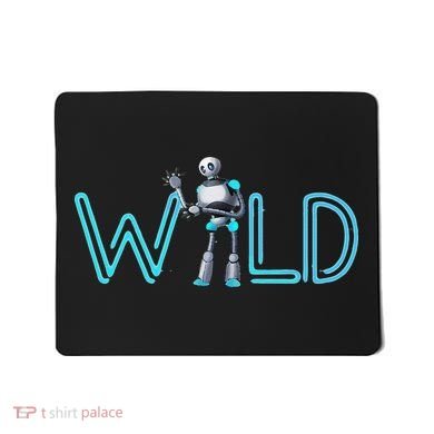 Wild Retro Vintage Robotic Robot Scifi Tech Art Gift Mousepad