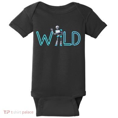 Wild Retro Vintage Robotic Robot Scifi Tech Art Gift Baby Bodysuit