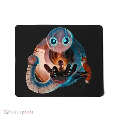 Wild Retro Vintage Robotic Robot Art Science & Math Boy Mousepad