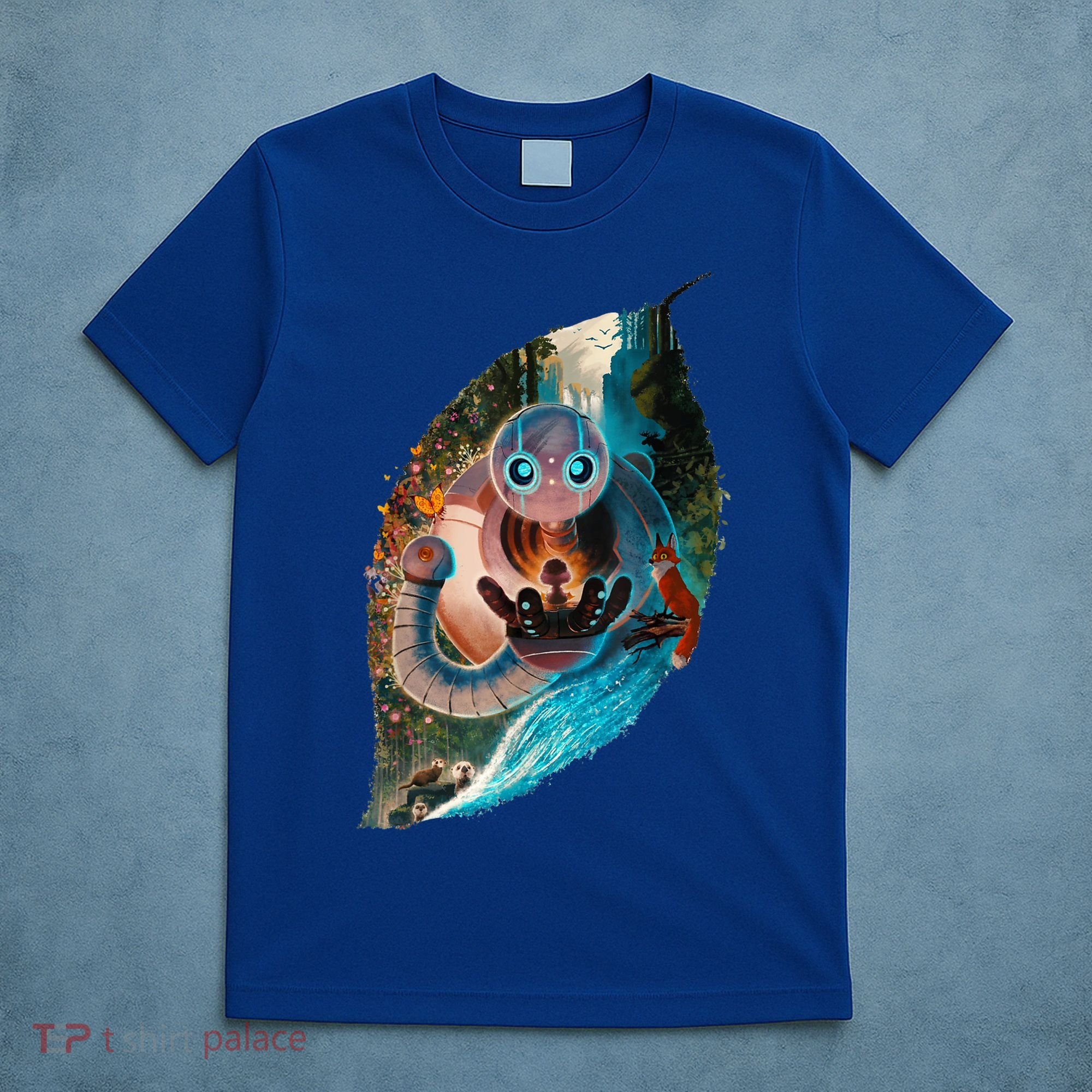 Wild Retro Vintage Robotic Robot Art Science & Math Boy T-Shirt