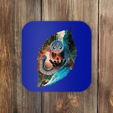 Wild Retro Vintage Robotic Robot Art Science & Math Boy Coaster