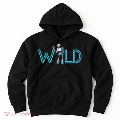 Wild Retro Vintage Robotic Robot Scifi Tech Art Hoodie