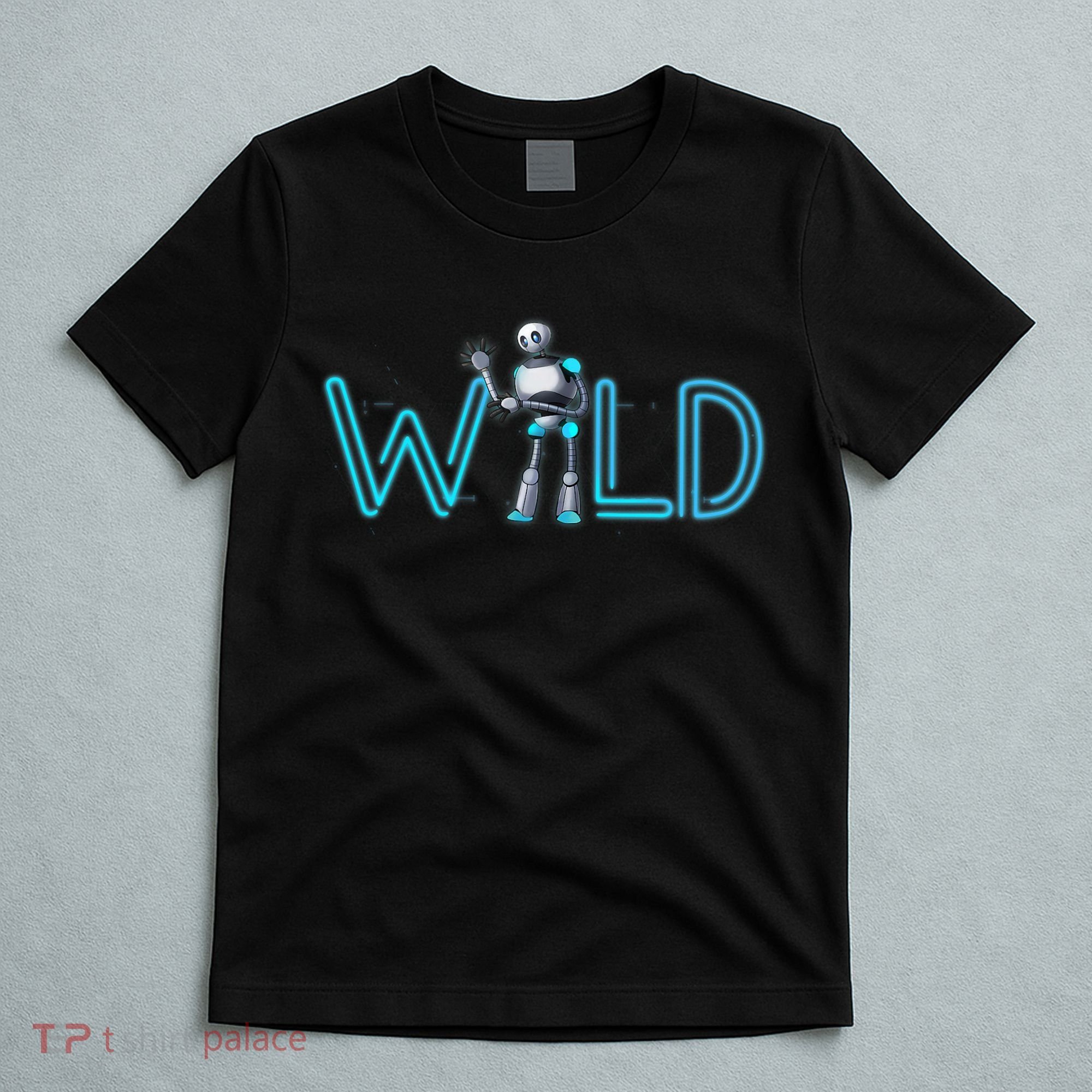 Wild Retro Vintage Robotic Robot Scifi Tech Art T-Shirt
