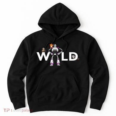 Wild Retro Vintage Robotic Robot Art Science & Math Hoodie