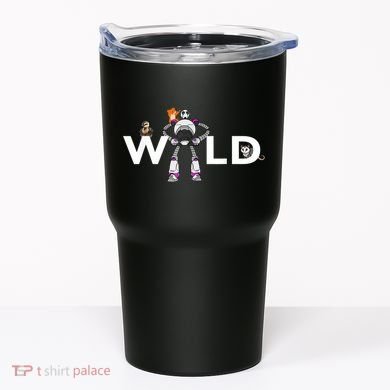 Wild Retro Vintage Robotic Robot Art Science & Math Tumbler